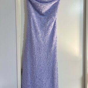 Nordstrom Strapless Lavender Dress